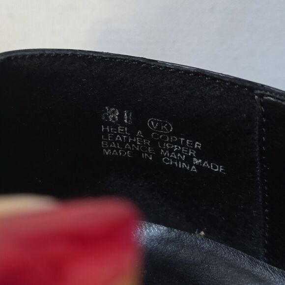 Aerosole Black Leather Shoes size 8 - Picture 10 of 10